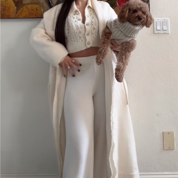 Zara Cream Trench Coat - Picture 4 of 10